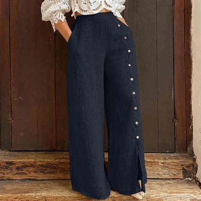 Hannah™ - Soft Plus Size Wide Leg Casual Pants